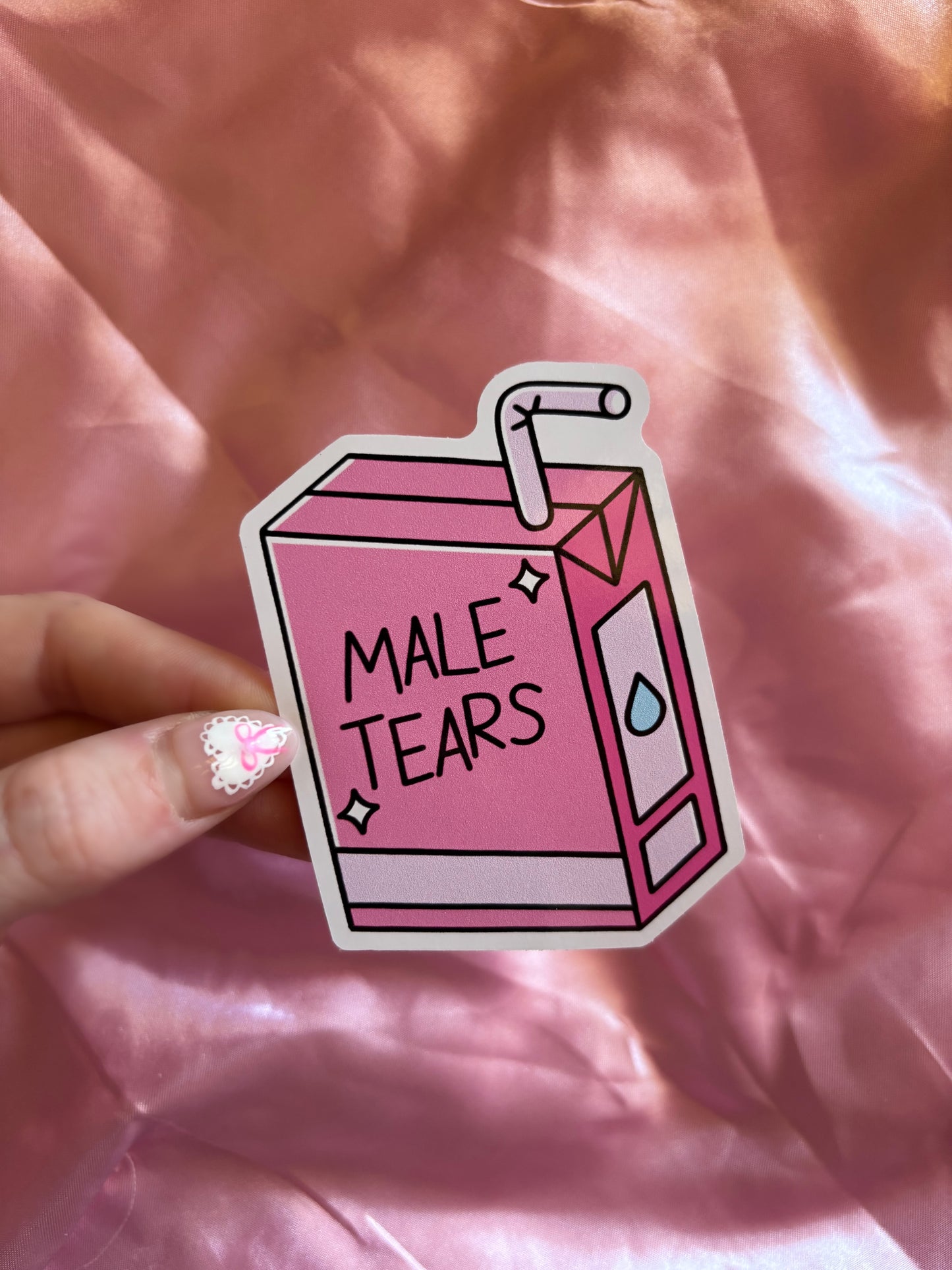 Straight from the heart (and eyes) Sticker