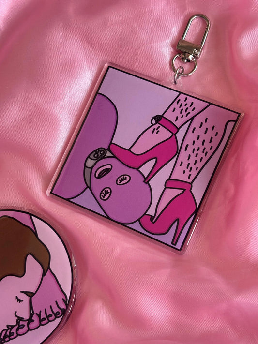 Lucky to Submit Keychain