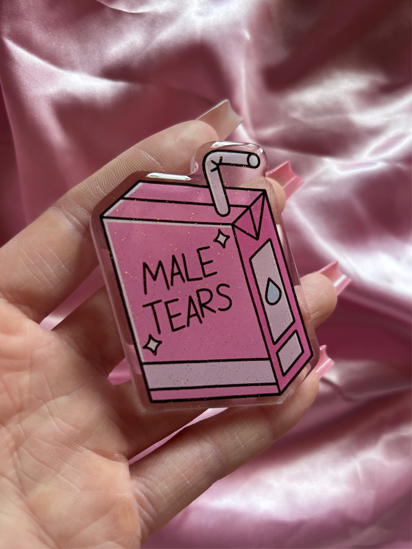 Straight from the heart (and eyes) Acrylic Pin