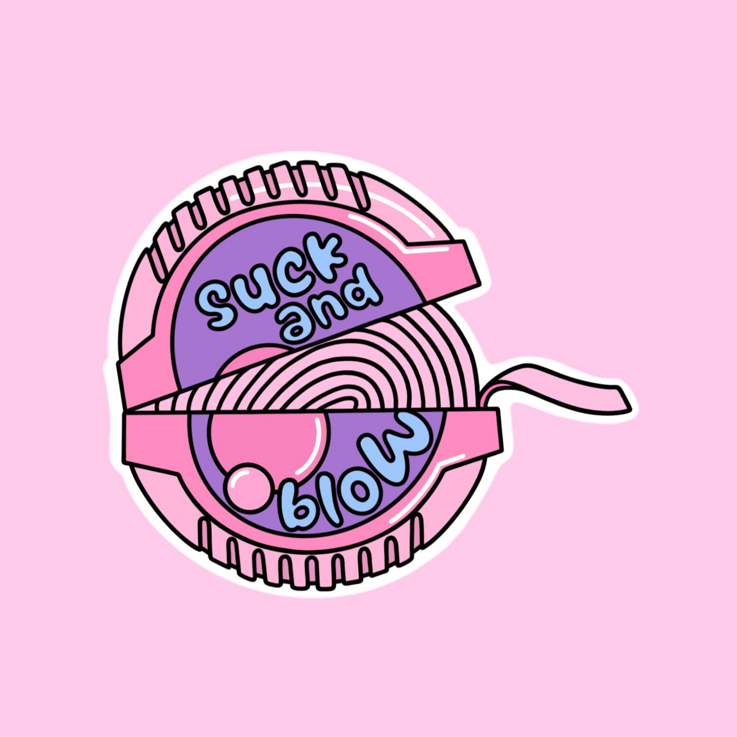 Blow me bubblegum Sticker