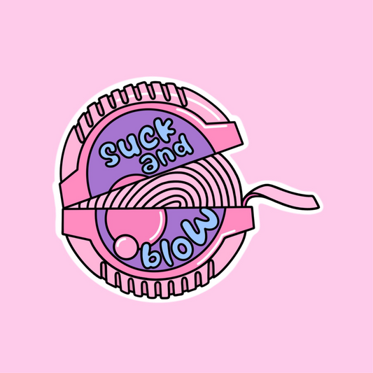 Blow me bubblegum Sticker