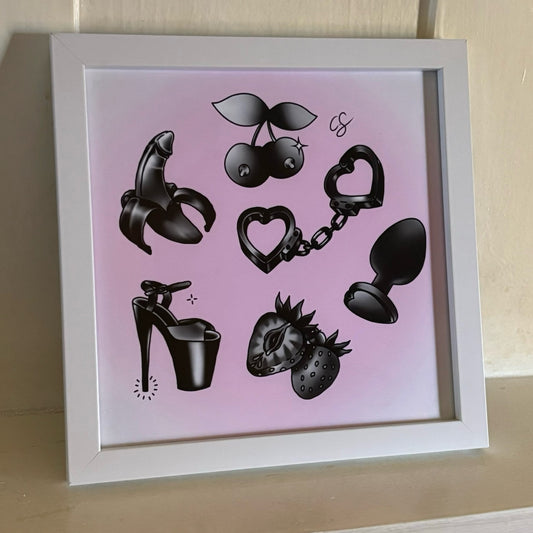 Kinky kicks and sweet treats Print