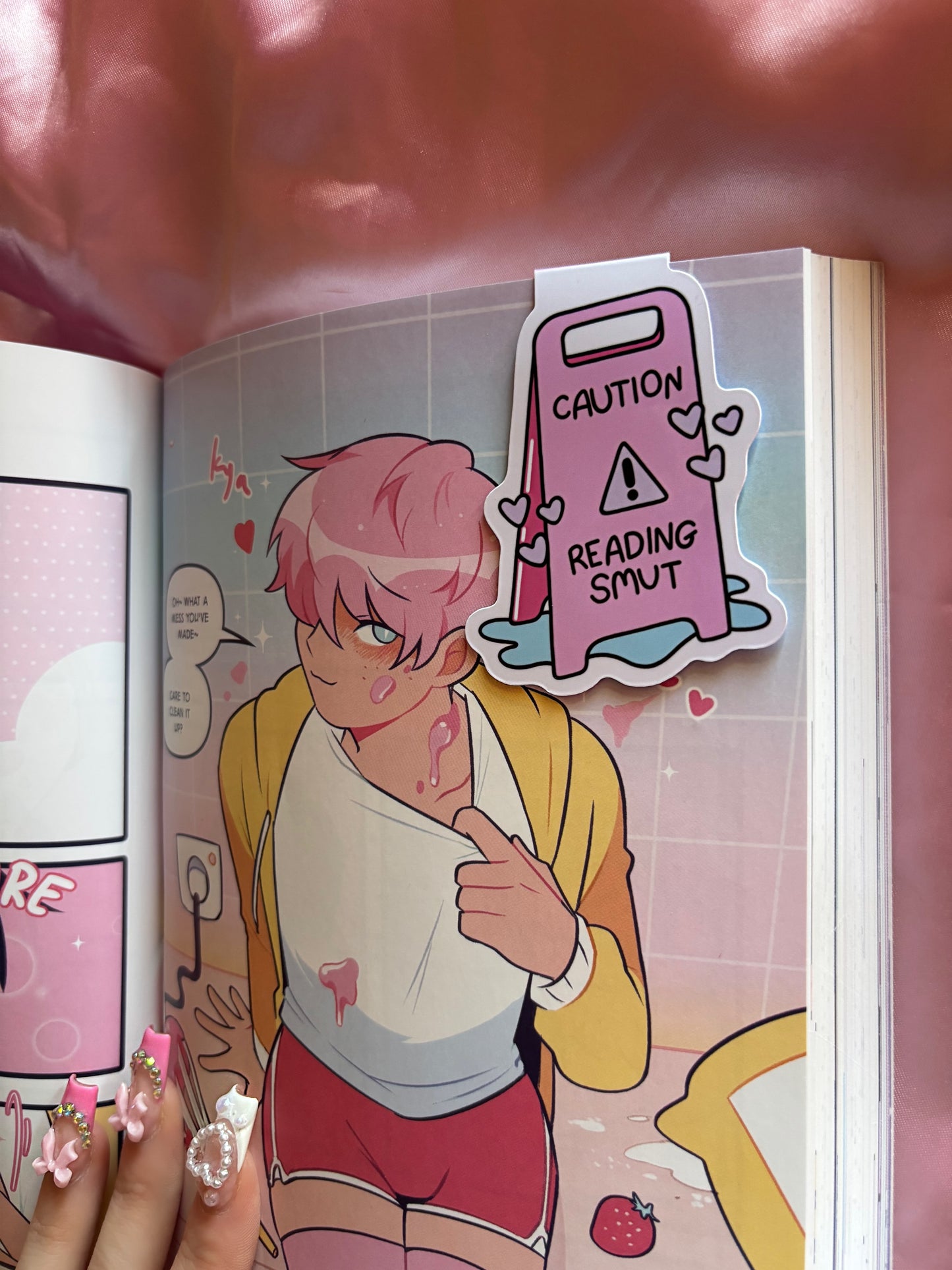 Read at your own risk Magnetic Bookmark