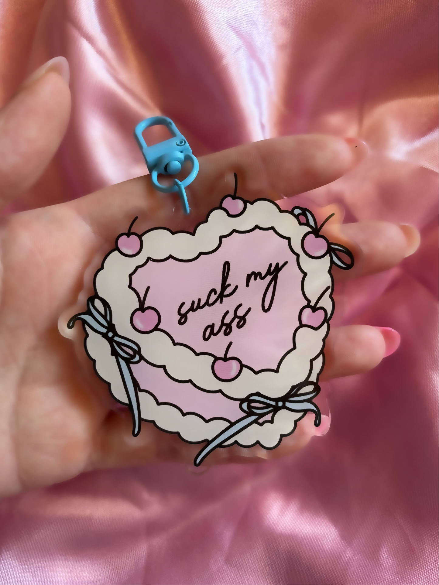 Sweet cheeky treat Keychain