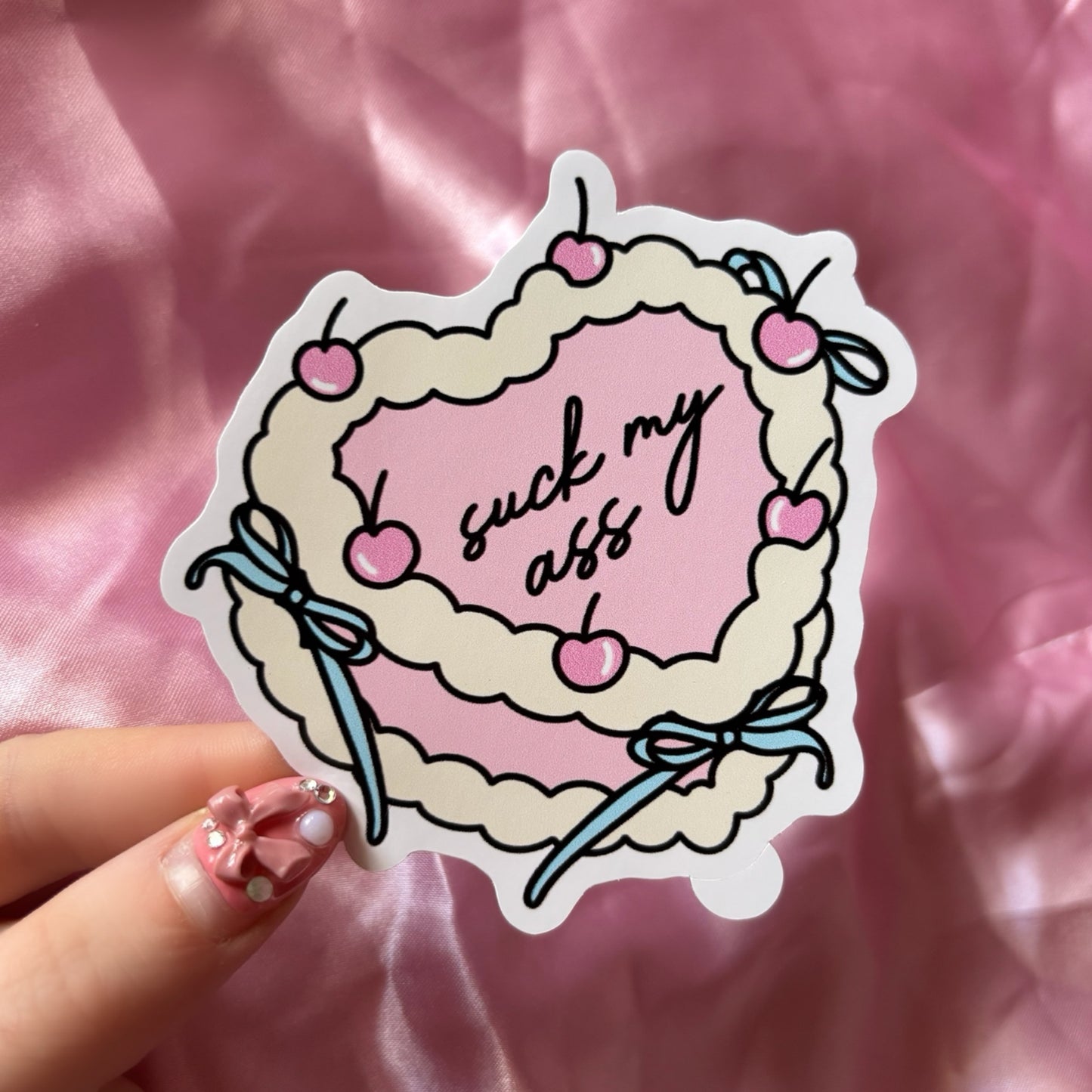 Sweet cheeky treat Sticker