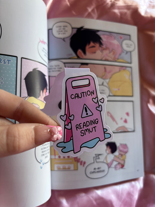 Read at your own risk Magnetic Bookmark